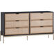 Avida Gold / Black/Natural Dresser